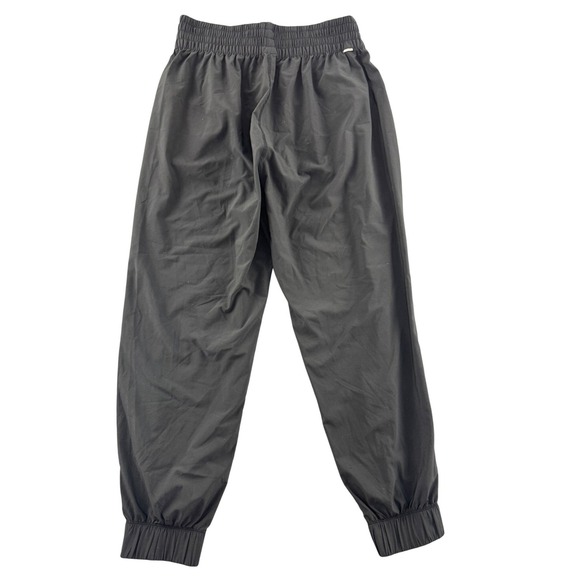 Viouri Black Jogger Pants Elastic Waist Cuffed Hem Athleisure Women's M - Picture 2 of 7